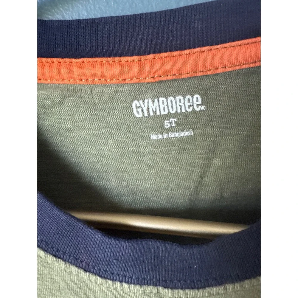 Gymboree Boys Olive Green Dont Bug‎ Me Graphic Applique T-Shirt 5T